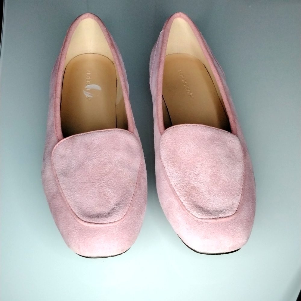 Appleseed's Pink Loafers